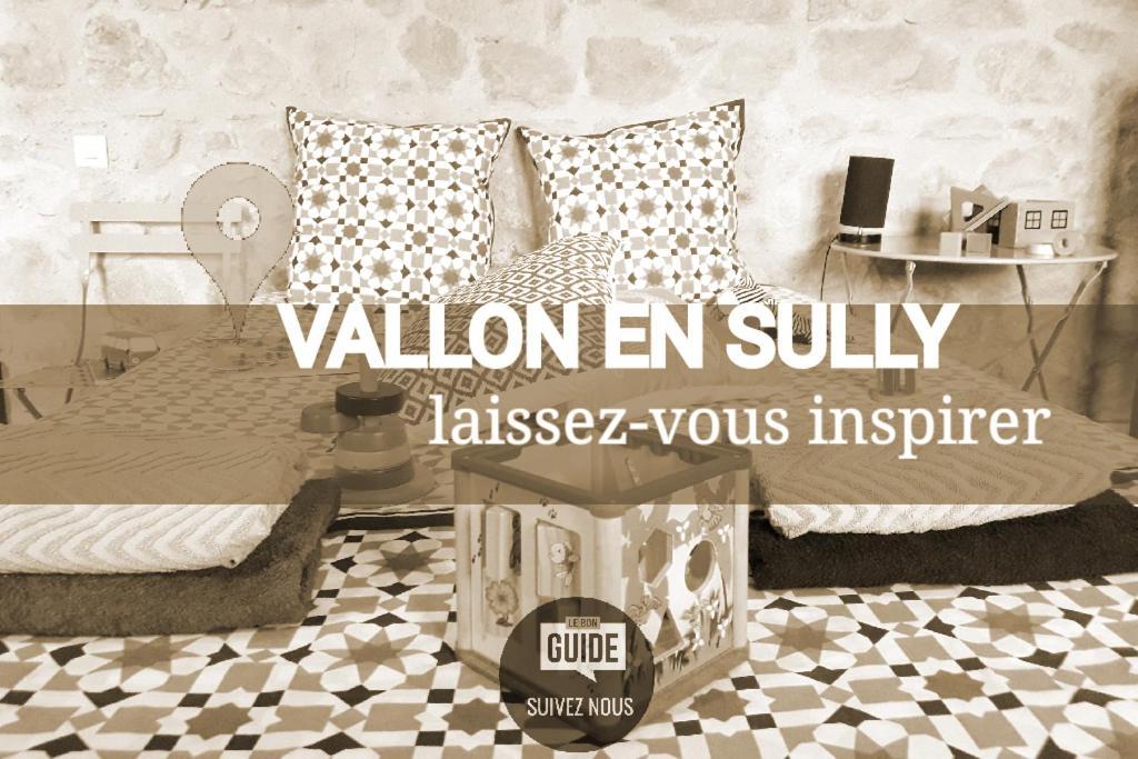 Chambre familiale Vallon-en-Sully Exterior foto